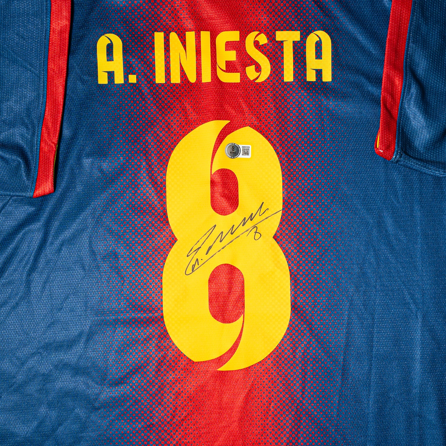 Jersey Firmado Andres Iniesta - FC Barcelona